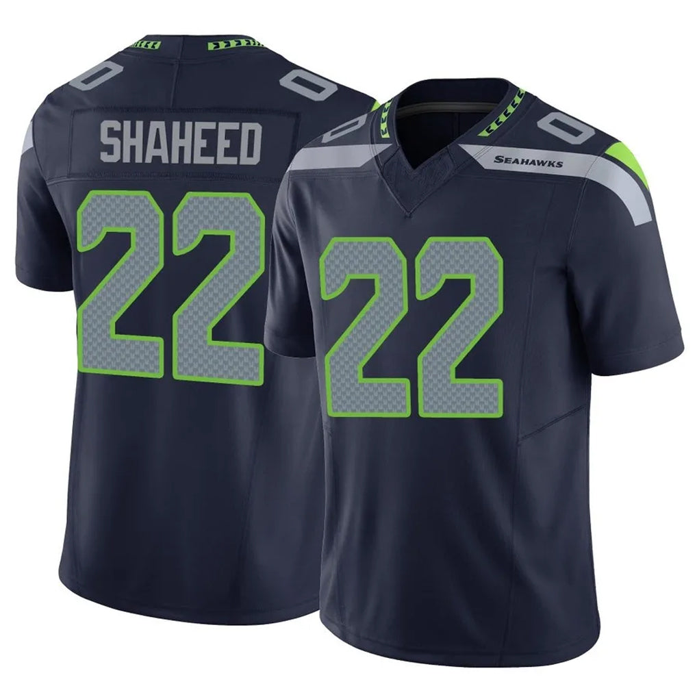 Parkc S.Seahawks #22 Rashid Shaheed Player Navy Limited Vapor F.U.S.E. Home Game Stitched Jerseys