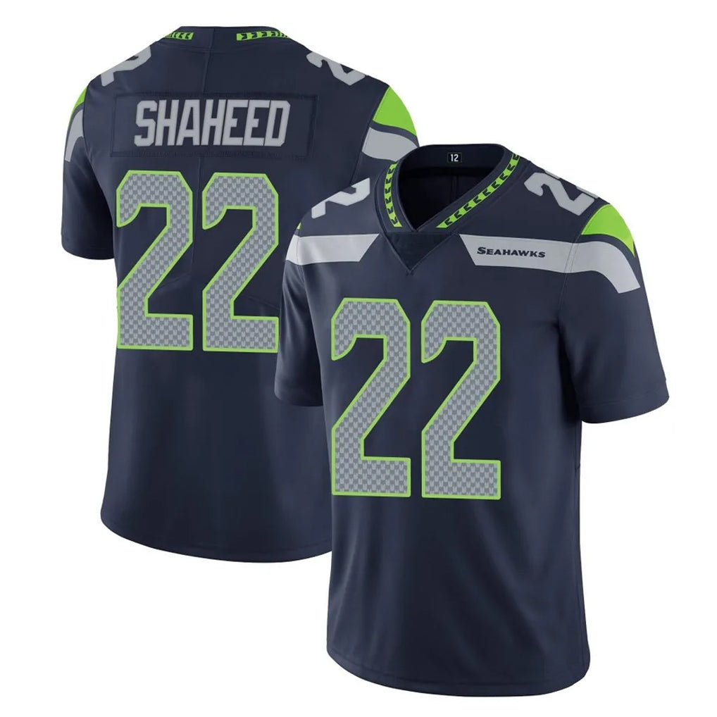 Parkc S.Seahawks #22 Rashid Shaheed Player Navy Limited Vapor Untouchable Home Game Stitched Jerseys