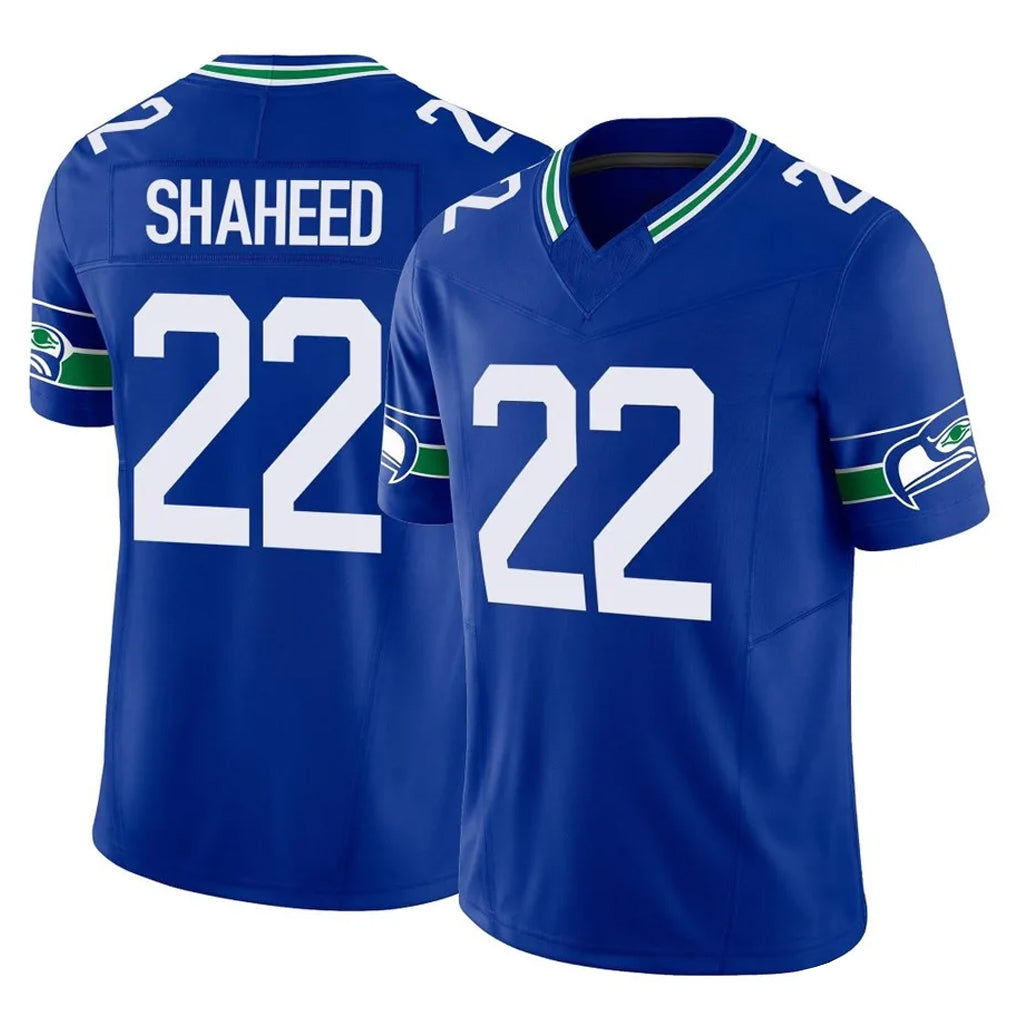 Parkc S.Seahawks #22 Rashid Shaheed Player Royal Limited Throwback Vapor F.U.S.E. Home Game Stitched Jerseys