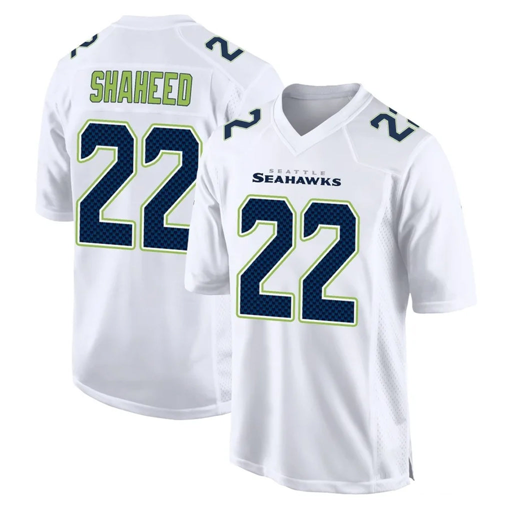 Parkc S.Seahawks #22 Rashid Shaheed Player White Tundra Fashion Home Game Stitched Jerseys