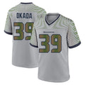 Parkc S.Seahawks #39 Ty Okada Player Grey 2025 Rivalries Collection Home Game Stitched Jerseys