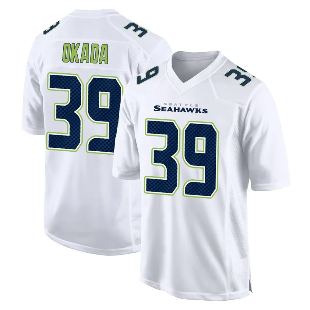 Parkc S.Seahawks #39 Ty Okada Player White Tundra Fashion Home Game Stitched Jerseys