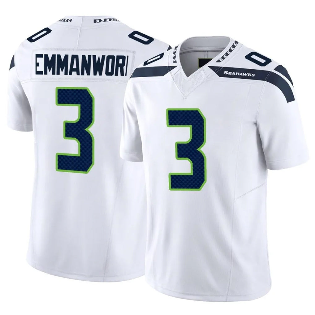Parkc S.Seahawks #3 Nick Emmanwori Player White Limited Vapor F.U.S.E. Home Game Stitched Jerseys