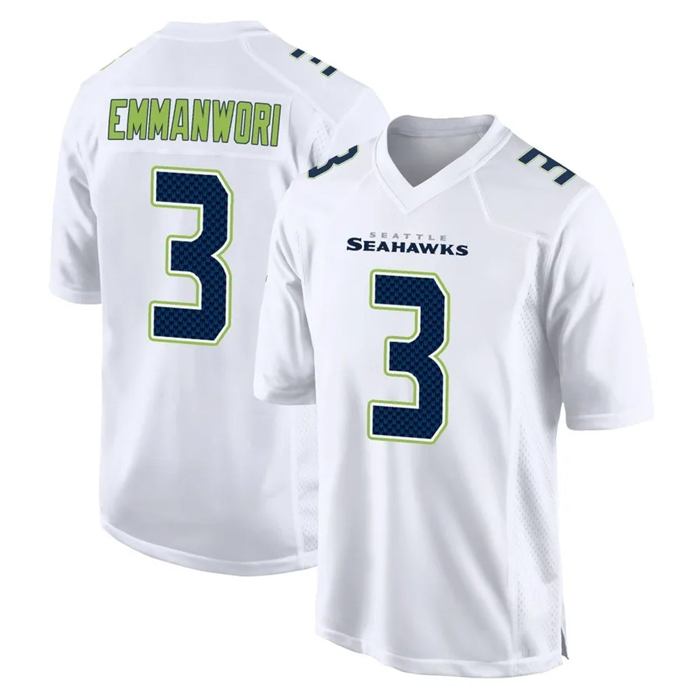 Parkc S.Seahawks #3 Nick Emmanwori Player White Tundra Fashion Home Game Stitched Jerseys