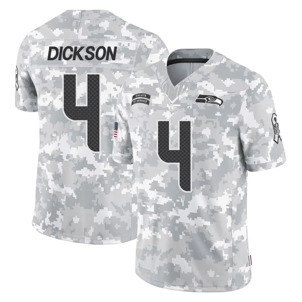 Parkc S.Seahawks #4 Michael Dickson Player Arctic Camo Limited Salute To Service Home Game Stitched Jerseys