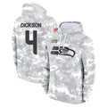 Parkc S.Seahawks #4 Michael Dickson Player Arctic Camo Limited Salute to Service Pullover Hoodies Game Stitched Jerseys