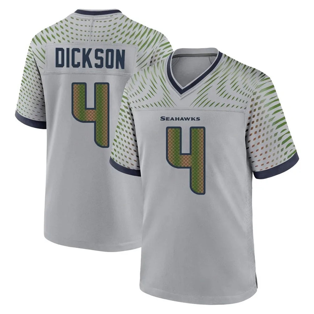 Parkc S.Seahawks #4 Michael Dickson Player Grey 2025 Rivalries Collection Home Game Stitched Jerseys