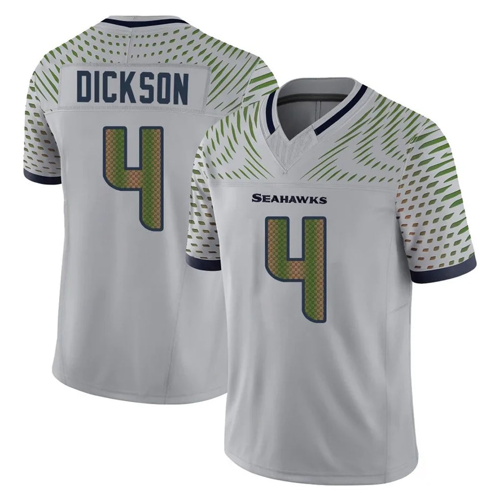 Parkc S.Seahawks #4 Michael Dickson Player Grey Limited 2025 Rivalries Collection Home Game Stitched Jerseys