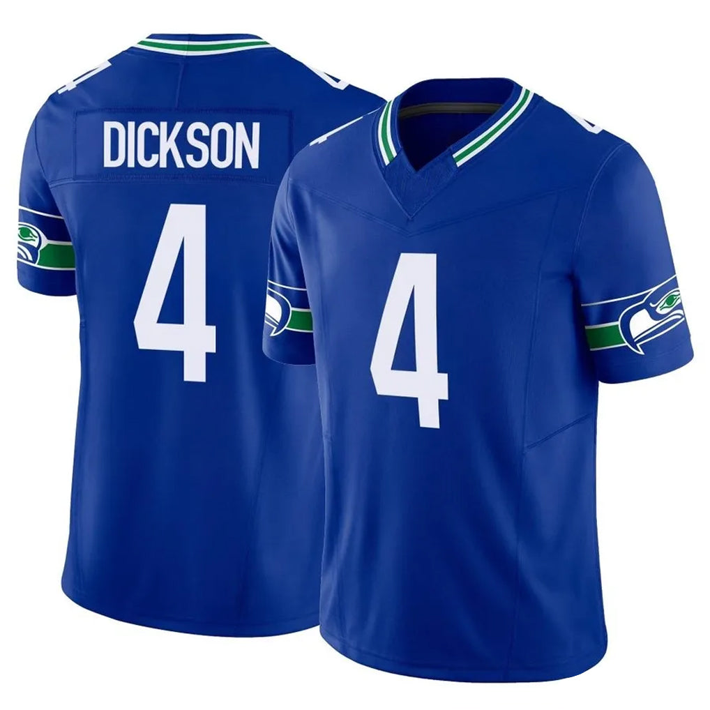 Parkc S.Seahawks #4 Michael Dickson Player Royal Limited Throwback Vapor F.U.S.E. Home Game Stitched Jerseys