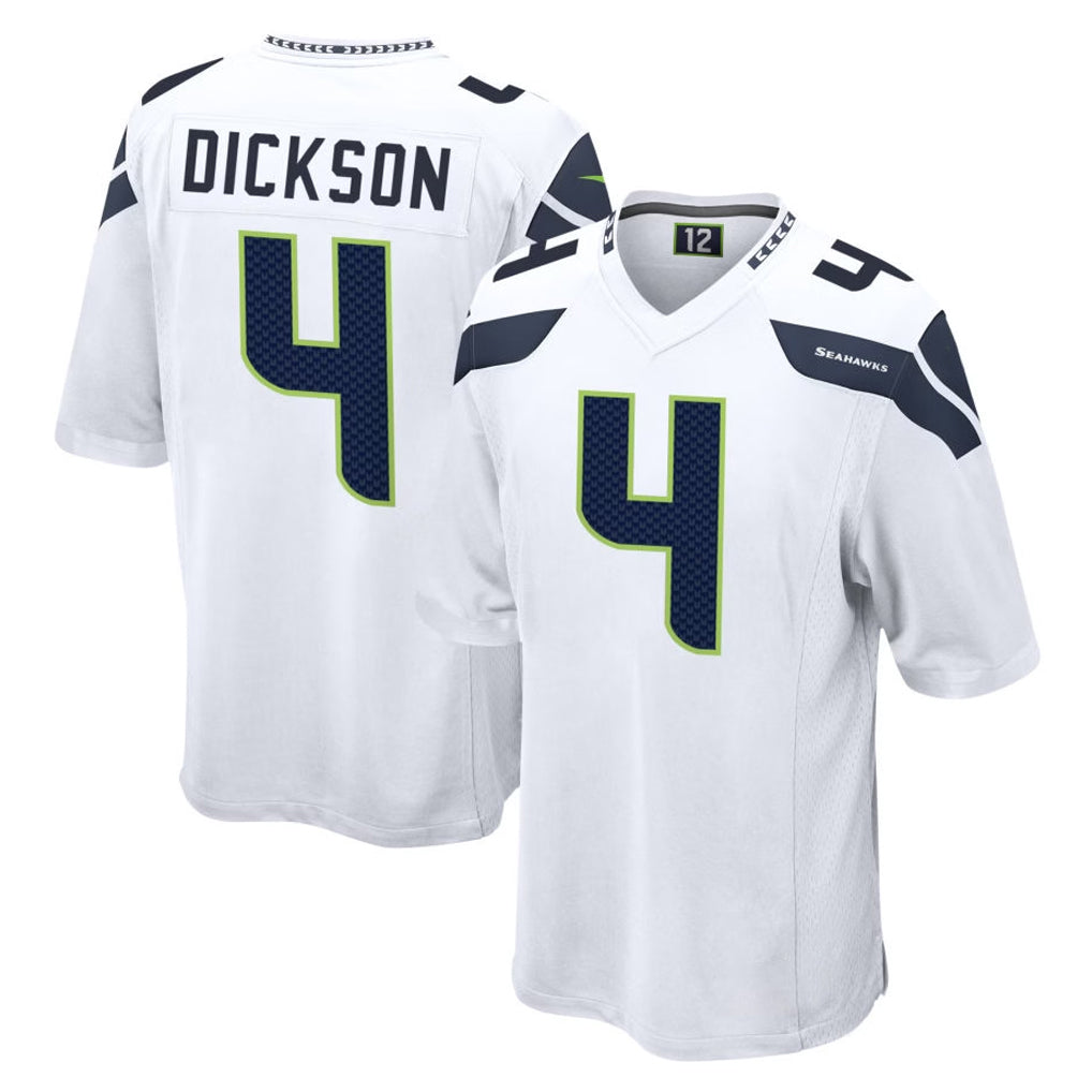 Parkc S.Seahawks #4 Michael Dickson Player White Home Game Stitched Jerseys