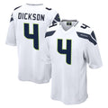 Parkc S.Seahawks #4 Michael Dickson Player White Home Game Stitched Jerseys