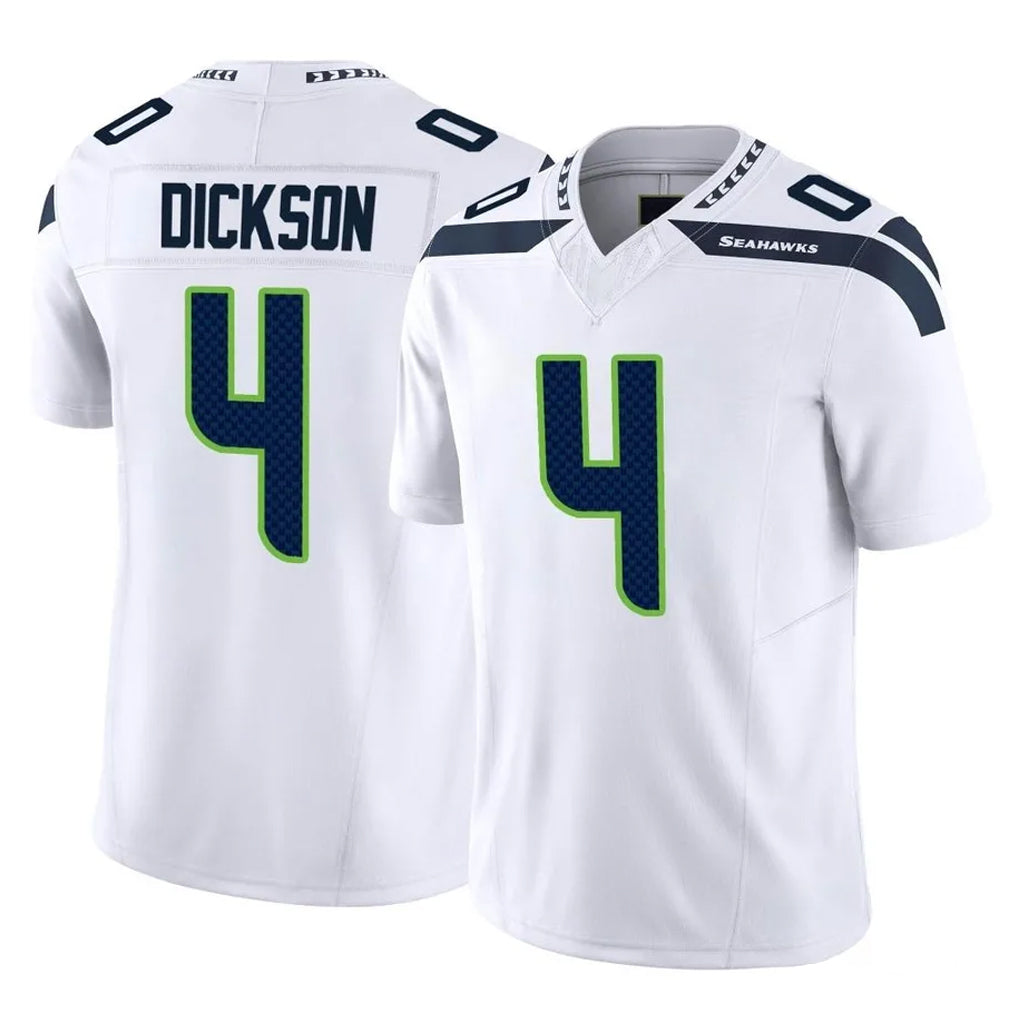 Parkc S.Seahawks #4 Michael Dickson Player White Limited Vapor F.U.S.E. Home Game Stitched Jerseys