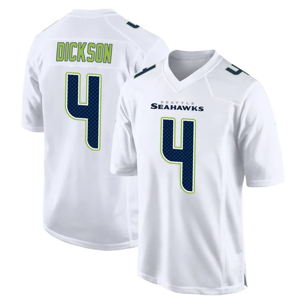 Parkc S.Seahawks #4 Michael Dickson Player White Tundra Fashion Home Game Stitched Jerseys