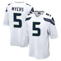 Parkc S.Seahawks #5 Jason Myers Player White Home Game Stitched Jerseys