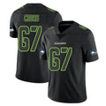 Parkc S.Seahawks #67 Charles Cross Player Black Impact Limited Home Game Stitched Jerseys