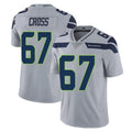 Parkc S.Seahawks #67 Charles Cross Player Gray Limited Vapor Untouchable Home Game Stitched Jerseys