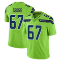 Parkc S.Seahawks #67 Charles Cross Player Green Limited Color Rush Home Game Stitched Jerseys