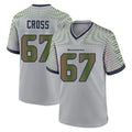 Parkc S.Seahawks #67 Charles Cross Player Grey 2025 Rivalries Collection Home Game Stitched Jerseys