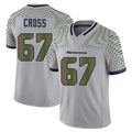 Parkc S.Seahawks #67 Charles Cross Player Grey Limited 2025 Rivalries Collection Home Game Stitched Jerseys