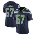 Parkc S.Seahawks #67 Charles Cross Player Navy Limited Vapor Untouchable Home Game Stitched Jerseys