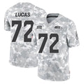 Parkc S.Seahawks #72 Abraham Lucas Player Arctic Camo Limited Salute To Service Home Game Stitched Jerseys