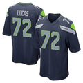Parkc S.Seahawks #72 Abraham Lucas Player Navy Home Game Stitched Jerseys