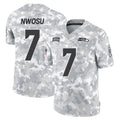 Parkc S.Seahawks #7 Uchenna Nwosu Player Arctic Camo Limited Salute To Service Home Game Stitched Jerseys