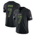 Parkc S.Seahawks #7 Uchenna Nwosu Player Black Impact Limited Home Game Stitched Jerseys