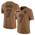 Parkc S.Seahawks #7 Uchenna Nwosu Player Gray Atmosphere Fashion Home Game Stitched Jerseys