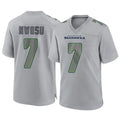 Parkc S.Seahawks #7 Uchenna Nwosu Player Gray Atmosphere Fashion Home Game Stitched Jerseys