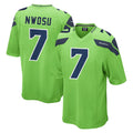 Parkc S.Seahawks #7 Uchenna Nwosu Player Green Home Game Stitched Jerseys