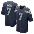 Parkc S.Seahawks #7 Uchenna Nwosu Player Navy Home Game Stitched Jerseys