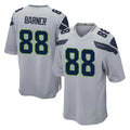 Parkc S.Seahawks #88 AJ Barner Player Gray Home Game Stitched Jerseys