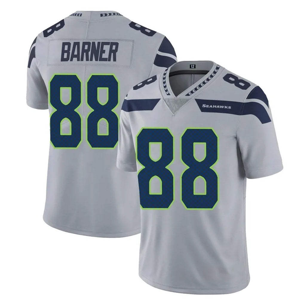 Parkc S.Seahawks #88 AJ Barner Player Gray Limited Vapor Untouchable Home Game Stitched Jerseys