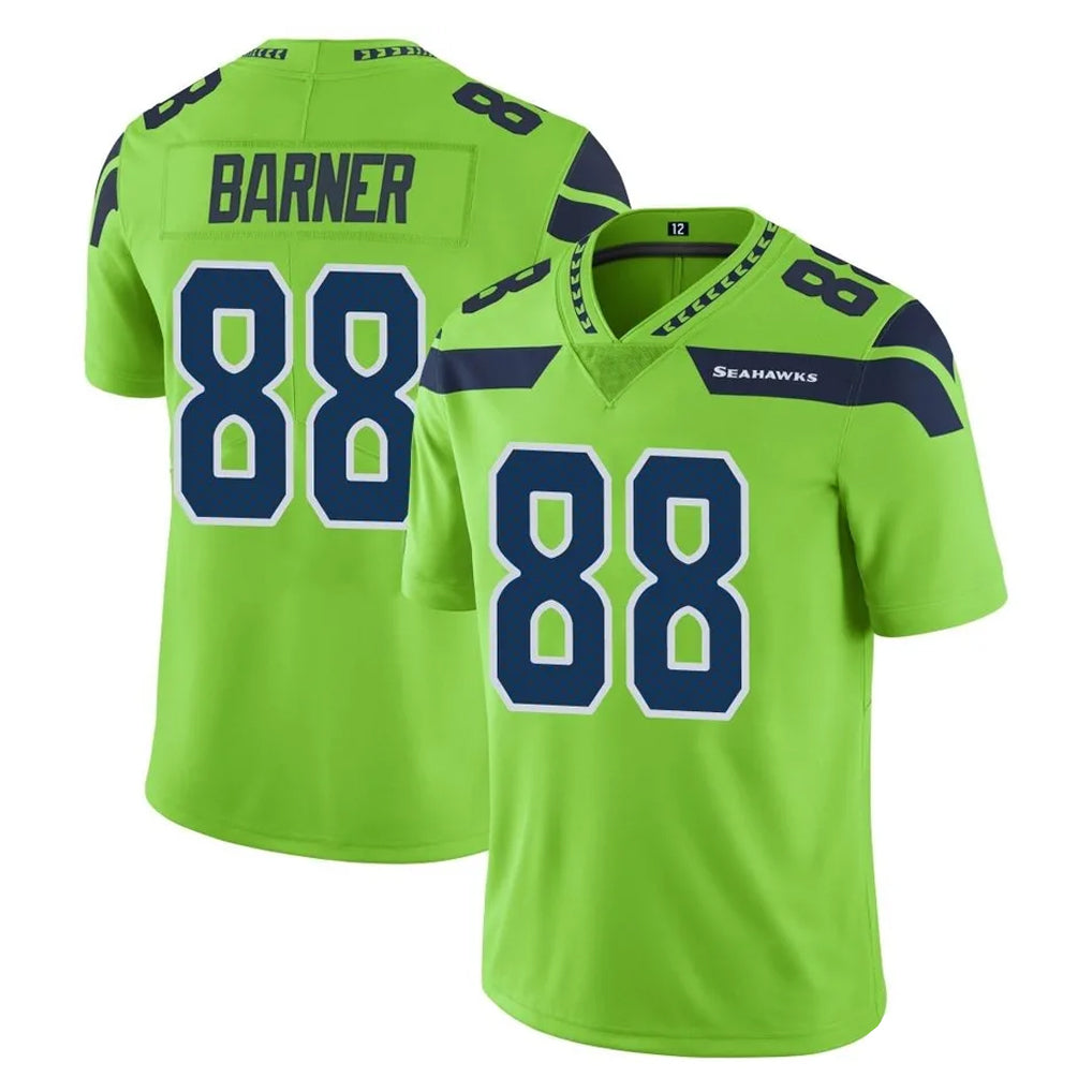Parkc S.Seahawks #88 AJ Barner Player Green Limited Color Rush Home Game Stitched Jerseys
