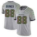 Parkc S.Seahawks #88 AJ Barner Player Grey Limited 2025 Rivalries Collection Home Game Stitched Jerseys