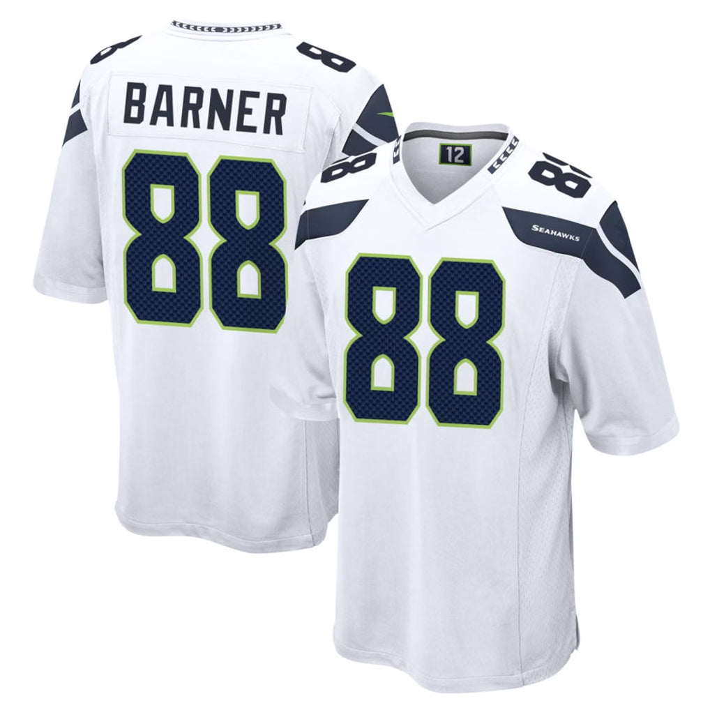 Parkc S.Seahawks #88 AJ Barner Player White Home Game Stitched Jerseys