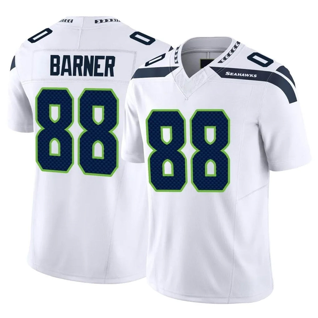 Parkc S.Seahawks #88 AJ Barner Player White Limited Vapor F.U.S.E. Home Game Stitched Jerseys