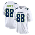 Parkc S.Seahawks #88 AJ Barner Player White Tundra Fashion Home Game Stitched Jerseys