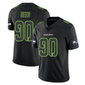 Parkc S.Seahawks #90 Jarran Reed Player Black Impact Limited Home Game Stitched Jerseys