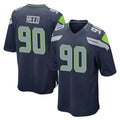 Parkc S.Seahawks #90 Jarran Reed Player Navy Home Game Stitched Jerseys