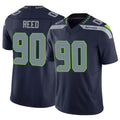 Parkc S.Seahawks #90 Jarran Reed Player Navy Limited Vapor F.U.S.E. Home Game Stitched Jerseys