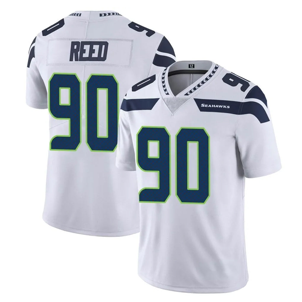 Parkc S.Seahawks #90 Jarran Reed Player White Limited Vapor Untouchable Home Game Stitched Jerseys