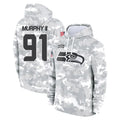 Parkc S.Seahawks #91 Byron Murphy II Player Arctic Camo Limited Salute to Service Pullover Hoodies Game Stitched Jerseys