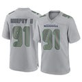 Parkc S.Seahawks #91 Byron Murphy II Player Gray Atmosphere Fashion Home Game Stitched Jerseys