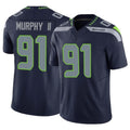 Parkc S.Seahawks #91 Byron Murphy II Player Navy Limited Vapor F.U.S.E. Home Game Stitched Jerseys