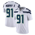 Parkc S.Seahawks #91 Byron Murphy II Player White Limited Vapor Untouchable Home Game Stitched Jerseys