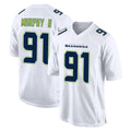 Parkc S.Seahawks #91 Byron Murphy II Player White Tundra Fashion Home Game Stitched Jerseys