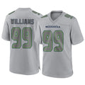 Parkc S.Seahawks #99 Leonard Williams Player Gray Atmosphere Fashion Home Game Stitched Jerseys
