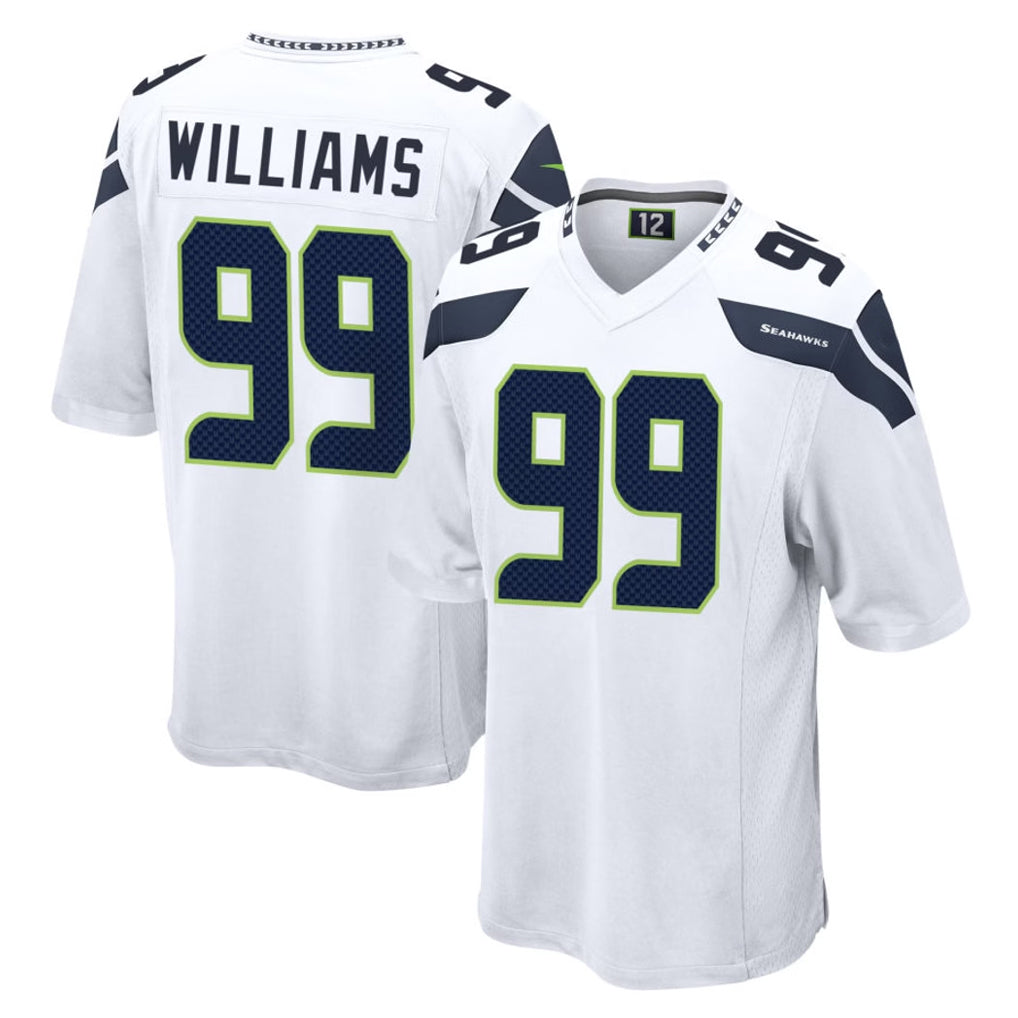 Parkc S.Seahawks #99 Leonard Williams Player White Home Game Stitched Jerseys